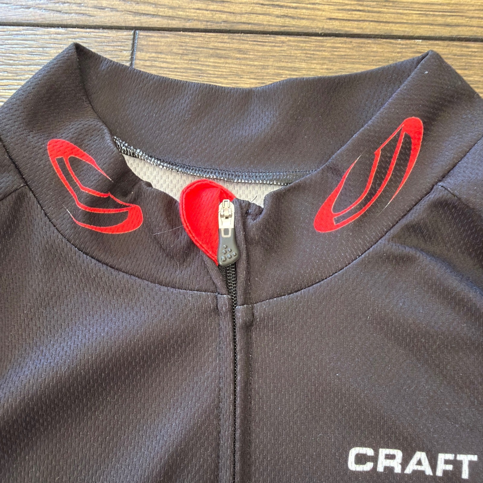 Craft Jamis Hagens Berman Cycling Jersey Mens XXL Black Red Full Zip Sutter Home