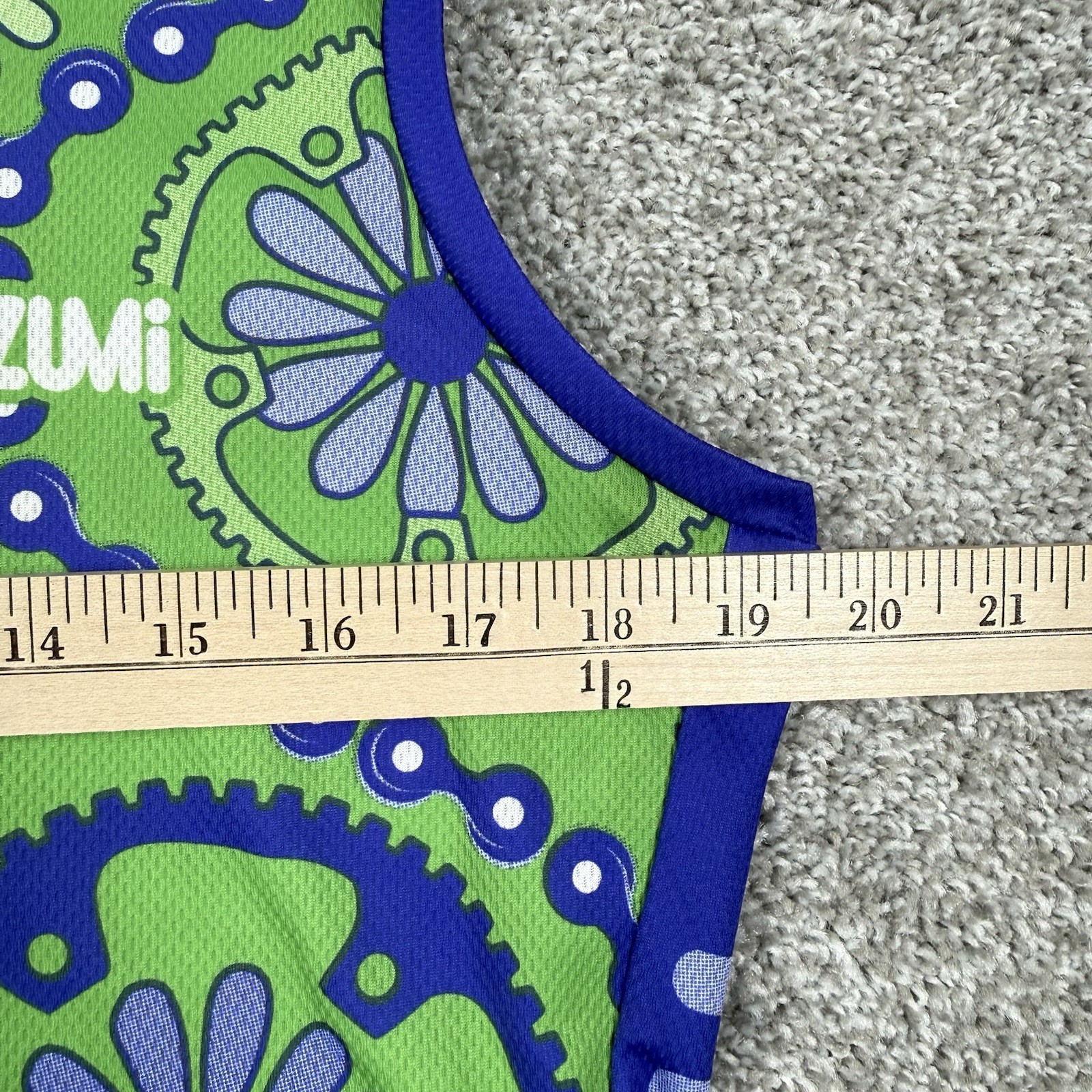 Vintage 1999 Pearl Izumi Women’s Cycling Jersey Tank LG USA Floral Y2K