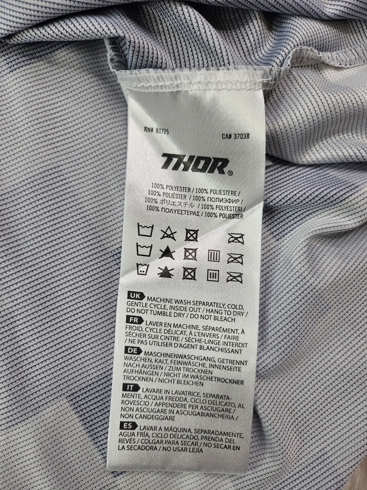 Thor Sport (L) Men’s Prototype Test Subject Long Sleeve Stretch NWOT