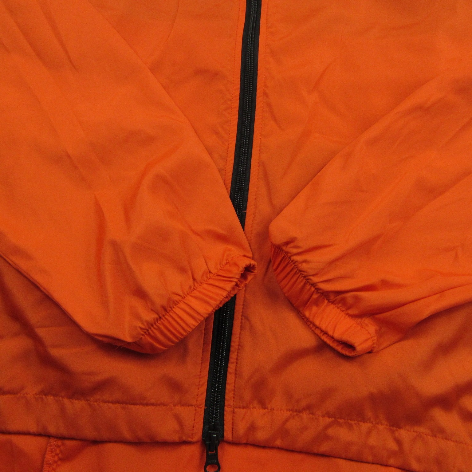 Canari Jacket Mens Extra Large Orange Bike Cycling Zip Lightweight Windbreaker