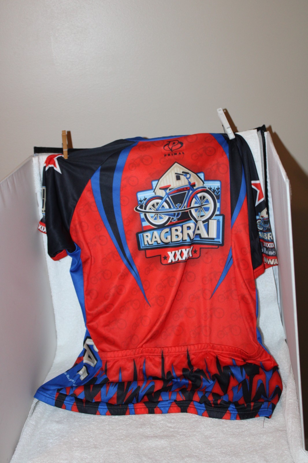 PRIMAL Cycling Jersey Adult XXL,RAGBRAI XXXIX FREE SHIP