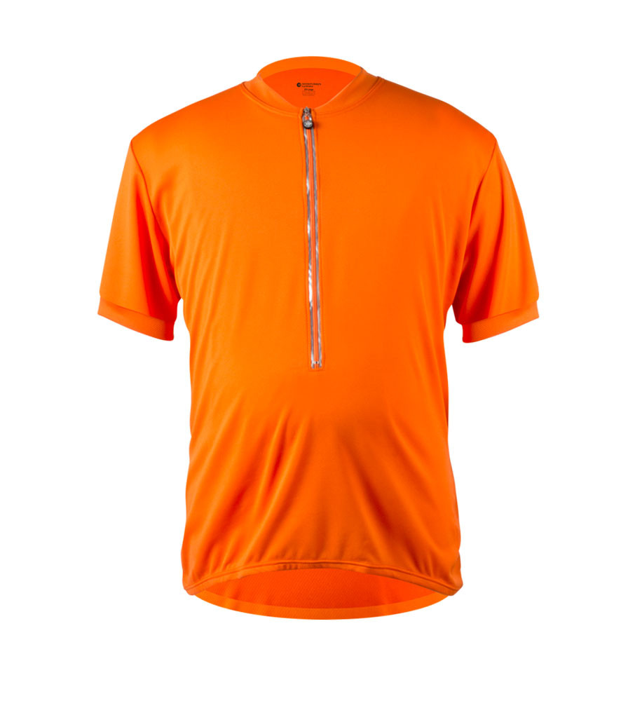 Big Size Solid Color Cycling Jersey | Short Sleeve | Lightweight | Made in USA