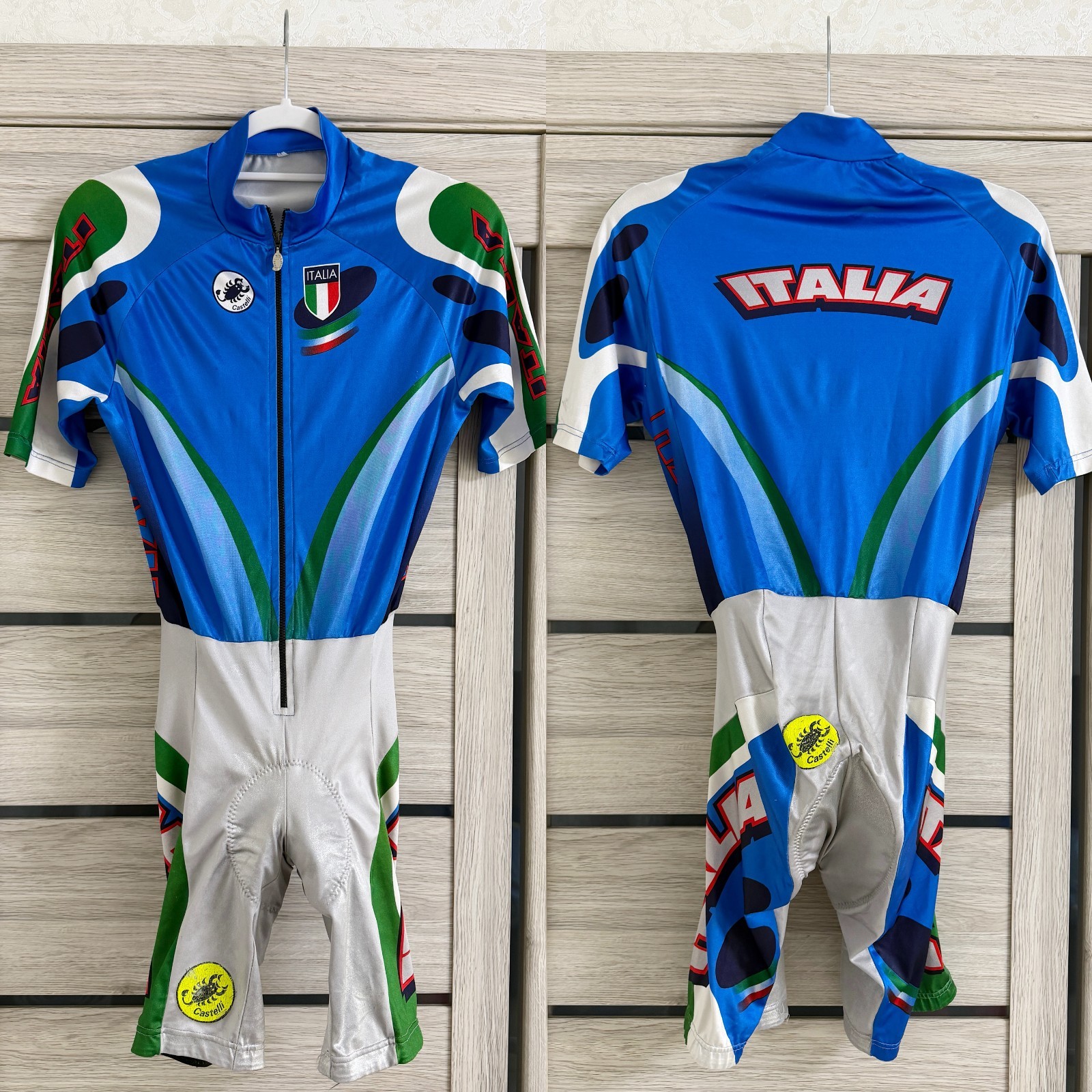 Vintage Castelli ITALY Team Cycling Overall Suit size Small