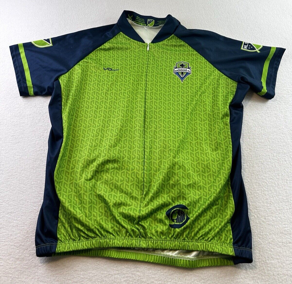 VOMAX W’s Seattle Sounders Cycling Jersey XL Green Blue