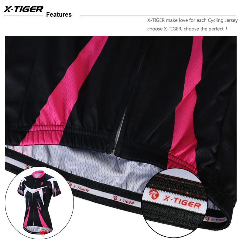 Women’s Cycling Jersey Set Summer Anti-UV Cycling Bicycle Clothing Quick
