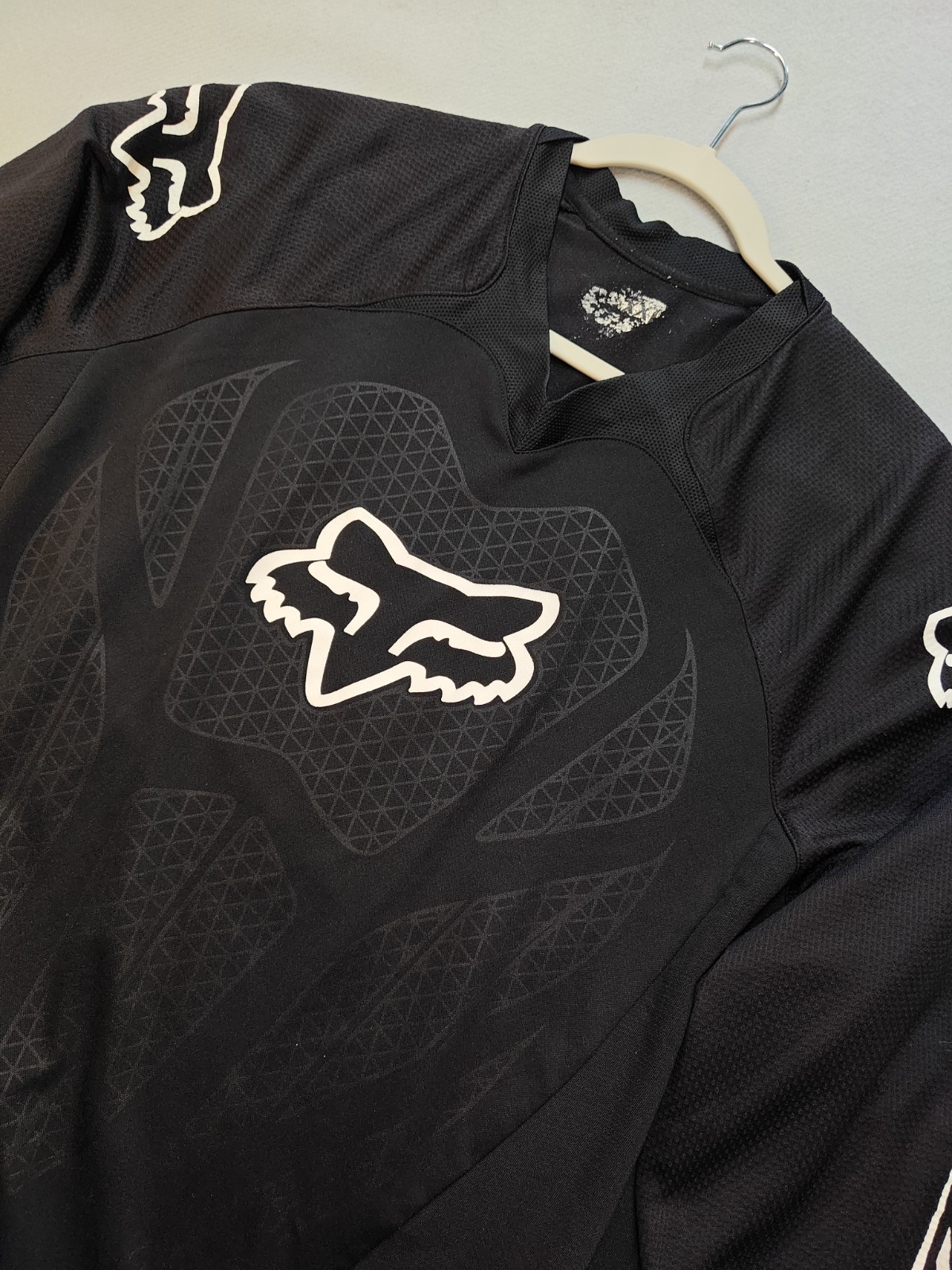 Fox Racing Men’s XXL Black Motocross Jersey Long Sleeve MTB BMX DH Riding Shirt