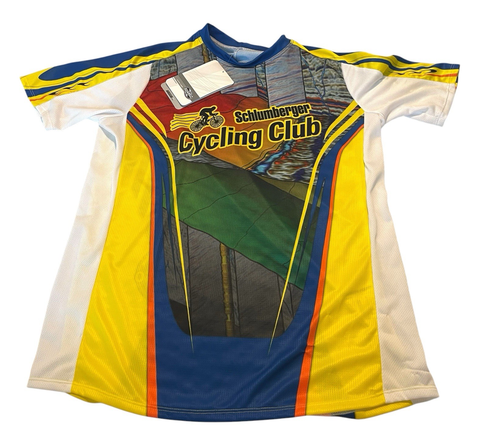 SCHLUMBERGER SUAREZ Cyclist Club BPMS 150 Short Sleeve Jersey Size Medium NWT