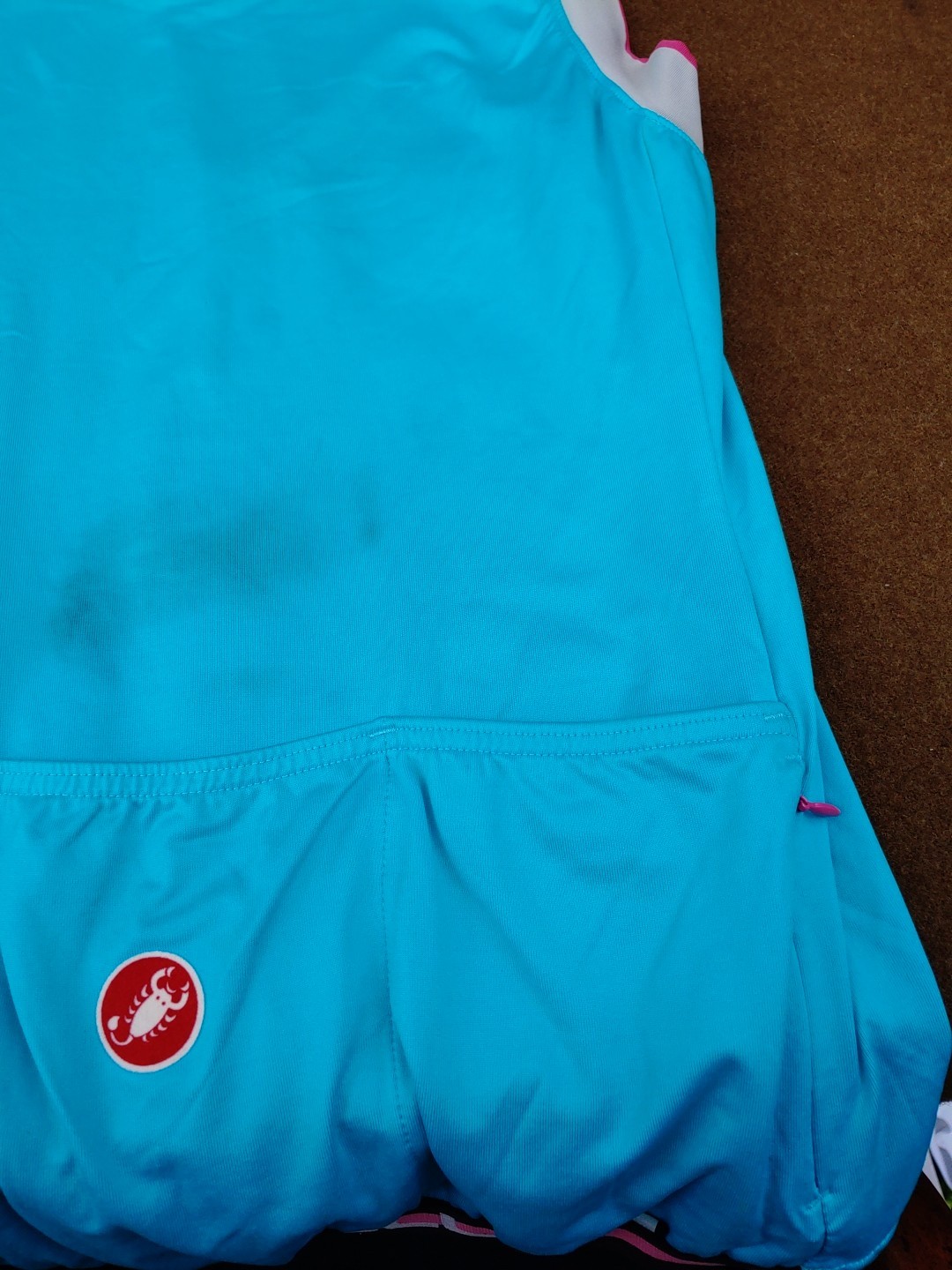 Castelli Cycling Jersey – Size Women’s L – Solid Blue, Sleeveless