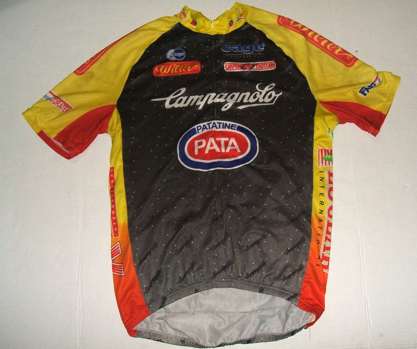 Vtg Campagnola Cycling Jersey Men EU 6 2XL Breathable 3/4 Zip Gear Pockets