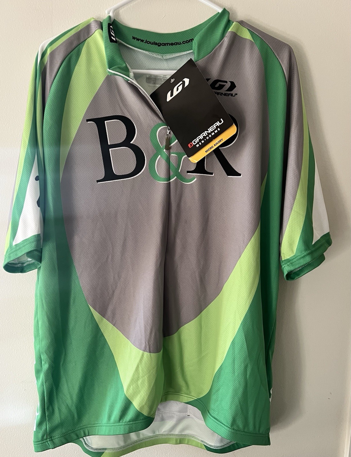 Louis Garneau Bike Micro Airdry Semi Relaxed Cycle Racing Shirt XXL NOS