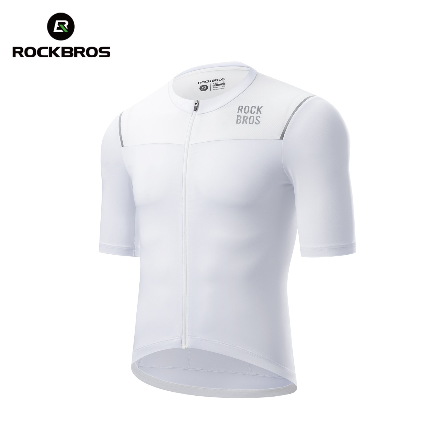 ROCKBROS Cycling Jersey Men’s Short Sleeve Slim Fit Breathable Quick Dry Shirt