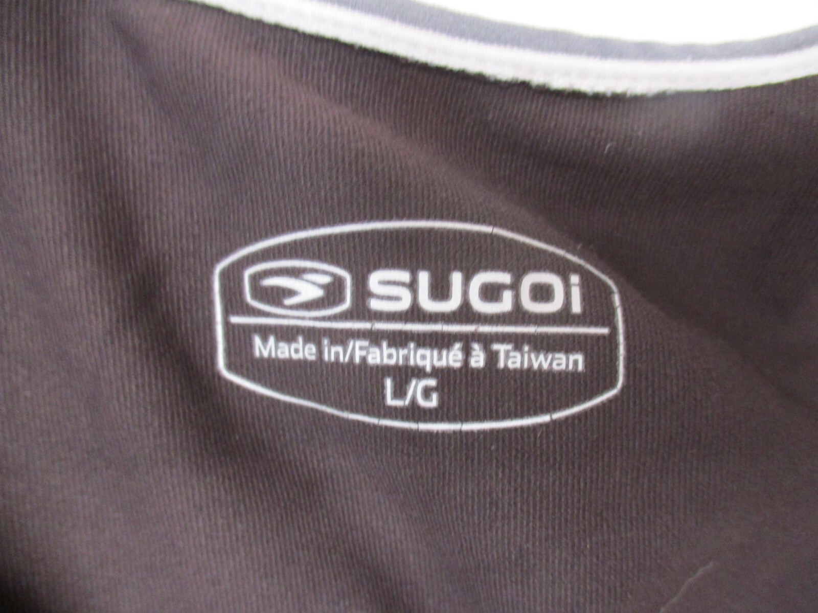 SUGOI Size L Womens Brown Full Zip High Neck Stretch Fitted Cycling Jersey 120