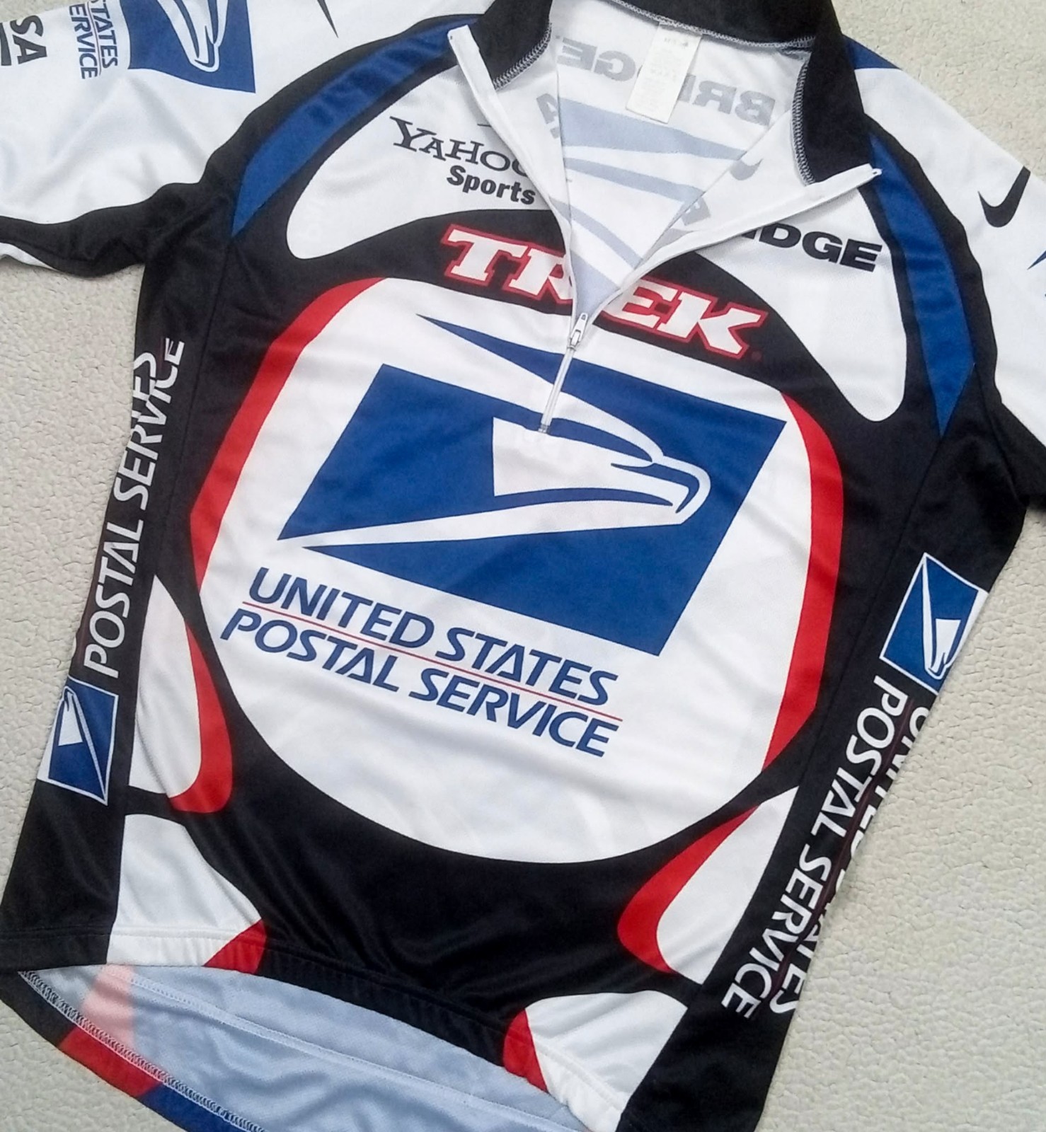VTG 2000 USPS Postal Service TREK nike Cycling Jersey — Lance ARMSTRONG — fits L
