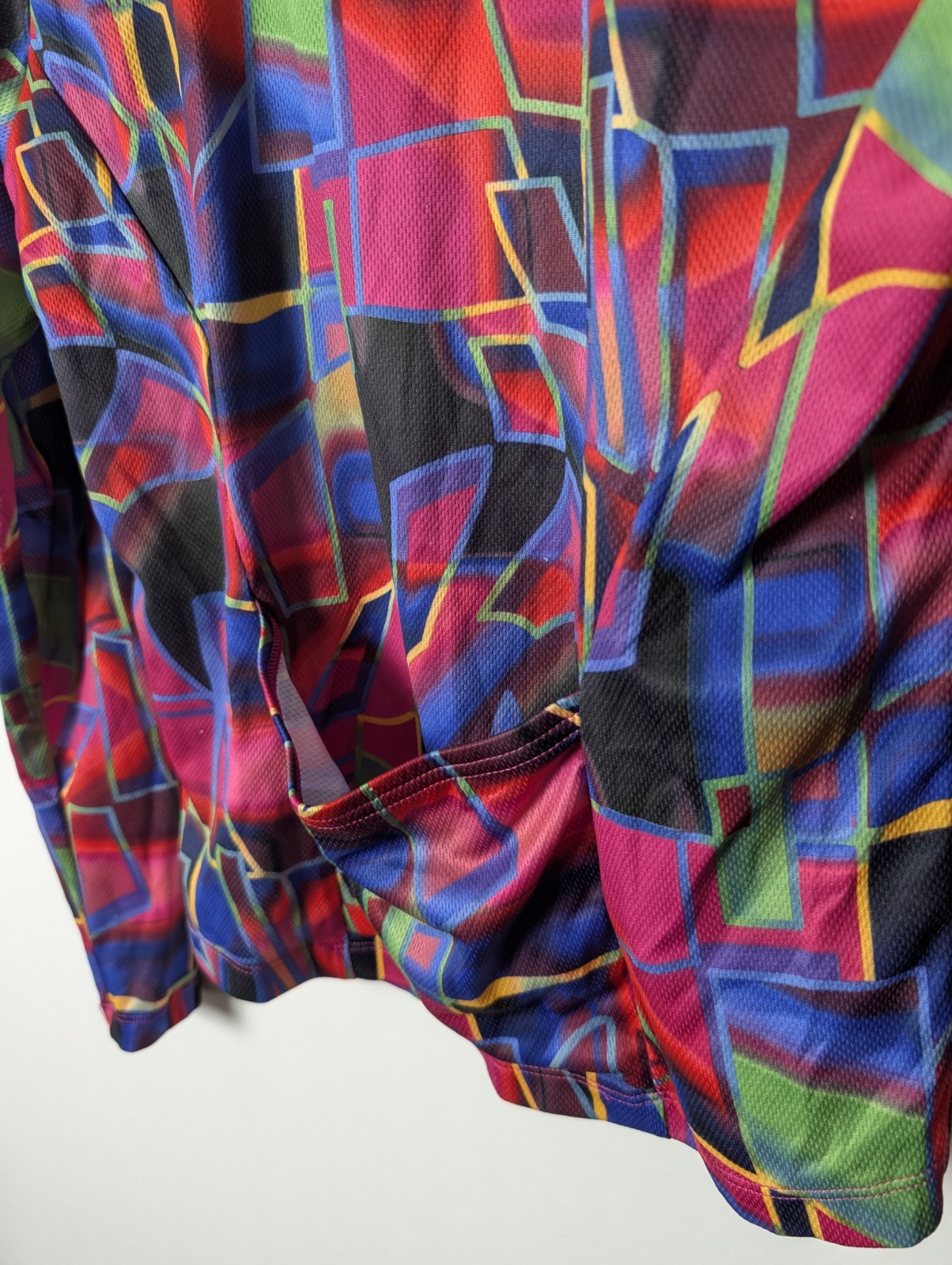 Performance Technical Women’s Cycling Jersey Medium Long Sleeve 1/4 Zip Retro