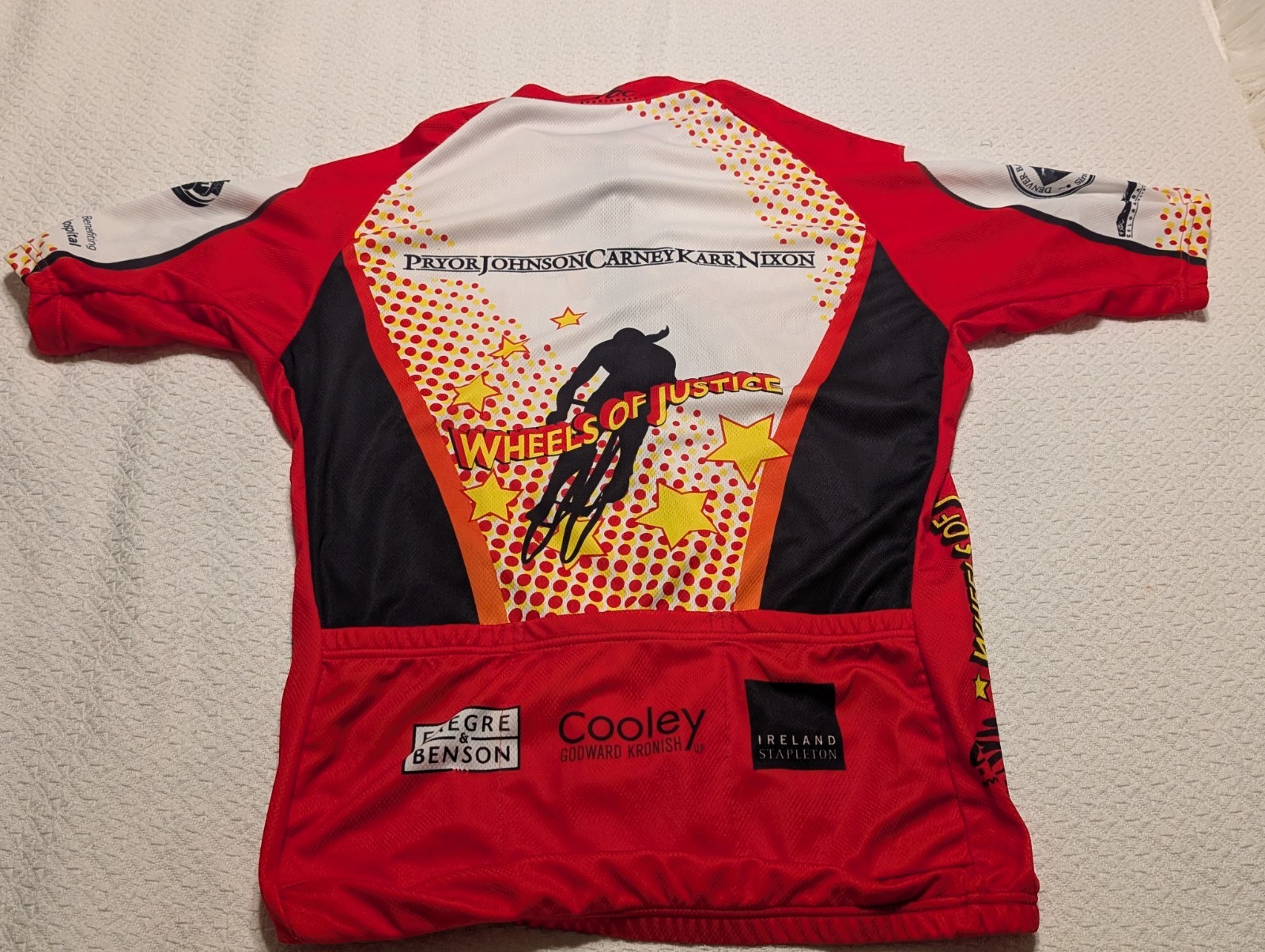 ATAC Will Of Justice Black And Red Cycling Jersey Men’s Size Medium