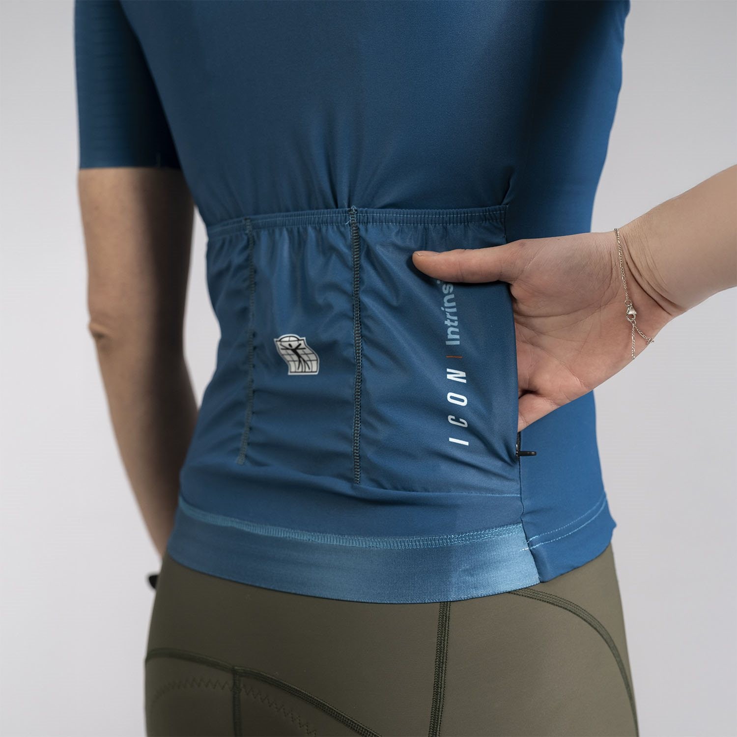BIORACER icon ladies Wieler shirt petrol blue mat S single unit