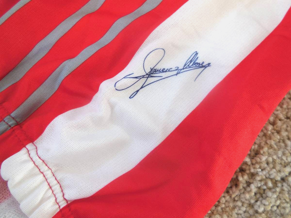 SEB Red Cycling Jersey NEW Medium 1980s Vintage Moser Signature Italy
