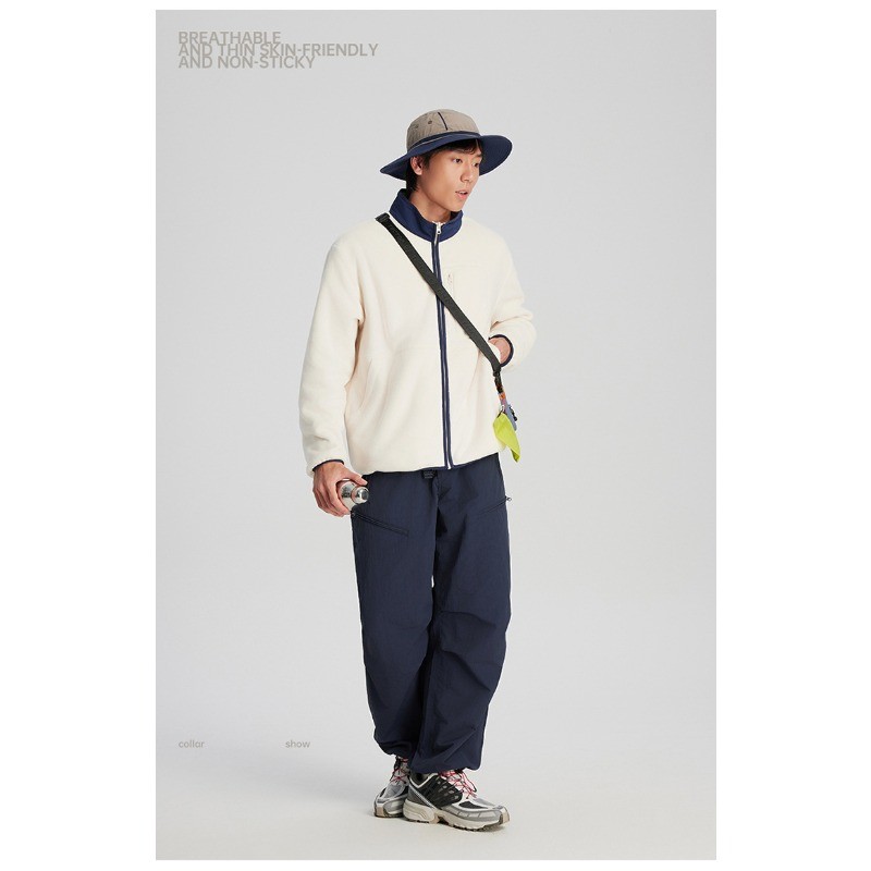 2025 Autumn Winter Men’s Outdoor Couples’ Stand Up Collar Warm Thickened Coat