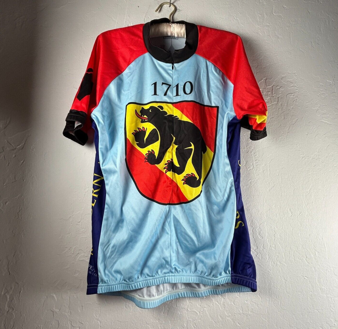 Peak 1 Mens TriCentury Cyclists 2010 Cycling Jersey Zip Front Short Sleeve XL