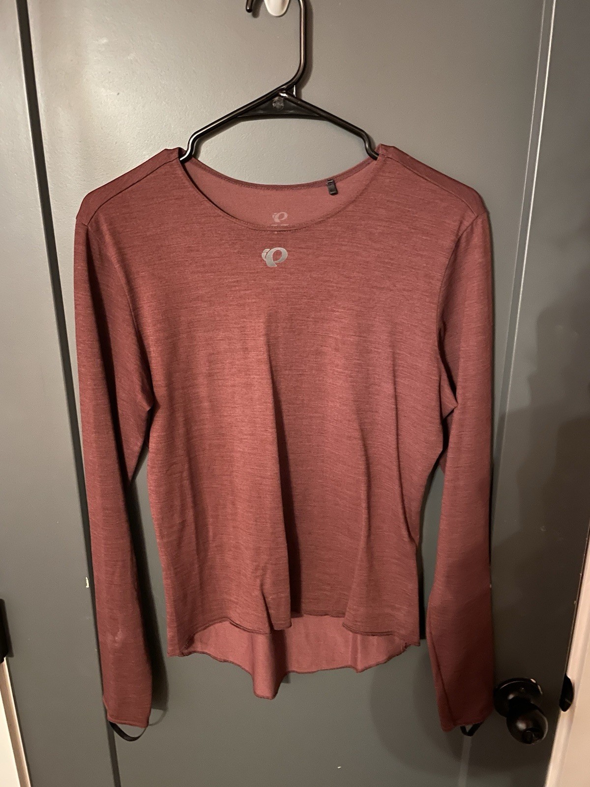 Pearl Izumi Men’s Medium Merino Wool Cycling Base Layer Maroon