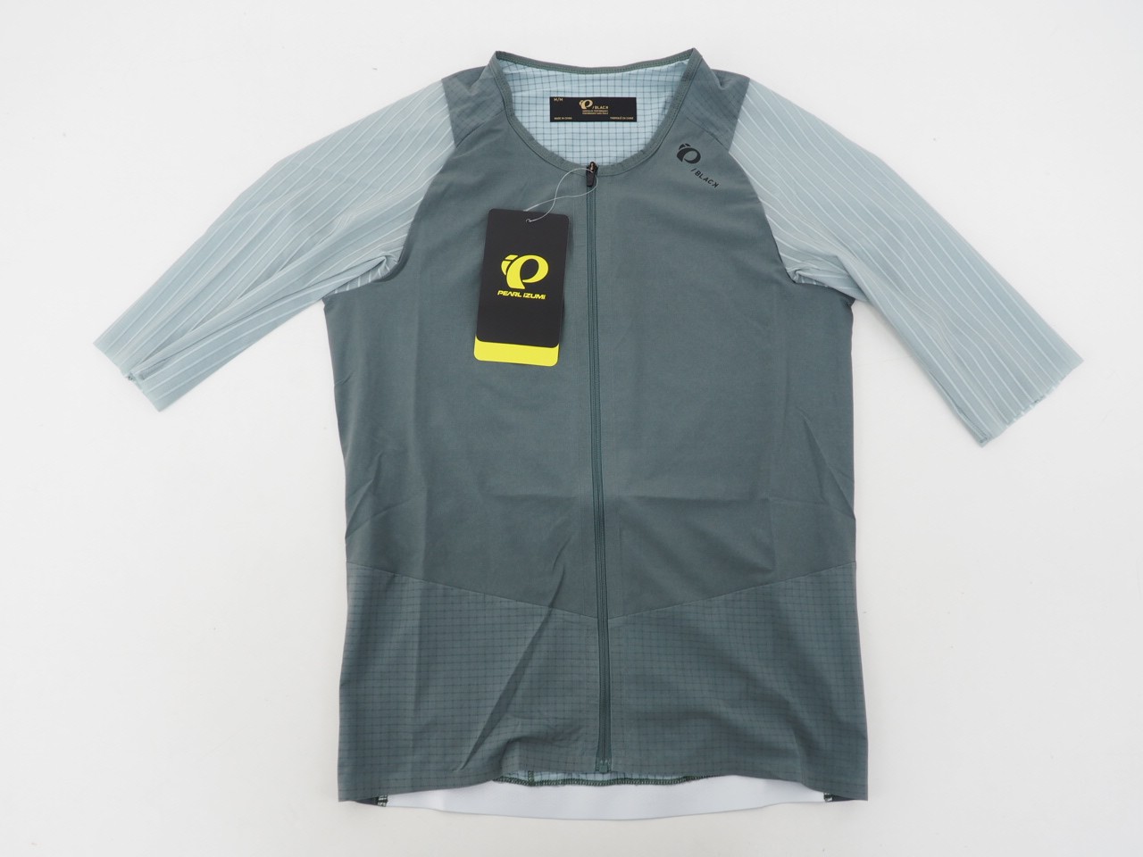 New! Pearl Izumi Pro / “Black” Jersey Men’s Medium Balsam Green / Silver Blue