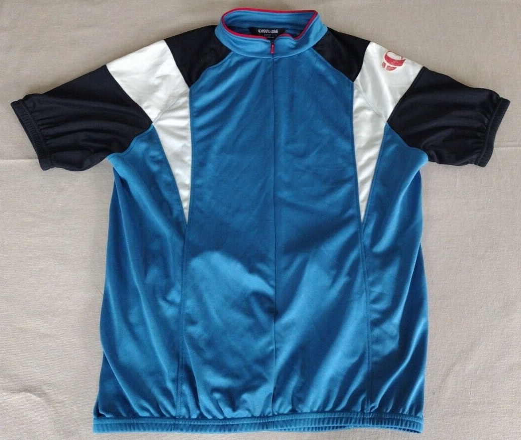 PEARL IZUMI ULTRA SENSOR MENS CYCLING 3/4 ZIP SHIRT TRIPLE REAR POCKETS SZ. MED