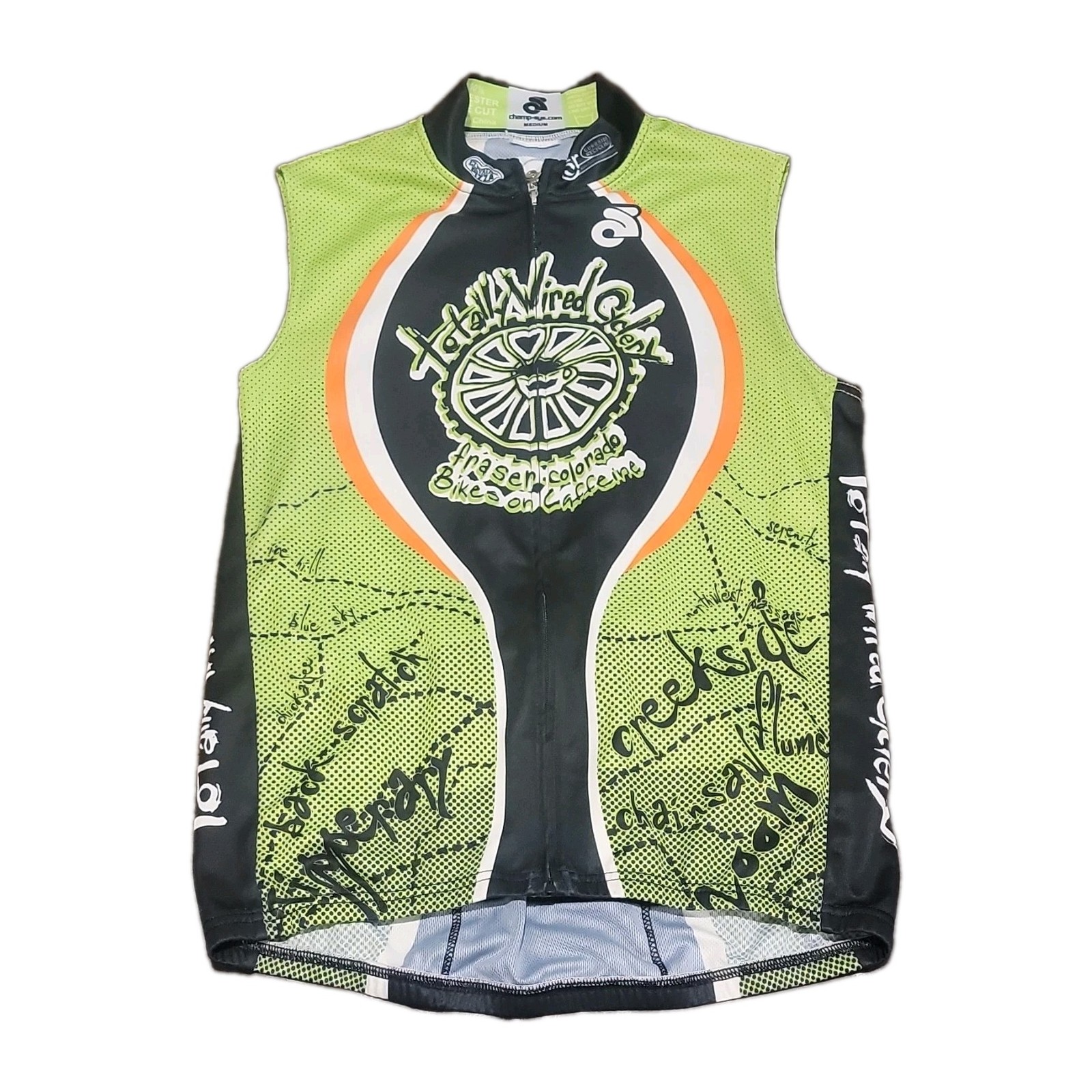 Champion System Sleeveless Cycling Jersey Men’s SZ M Totally Wired Cyclery 261
