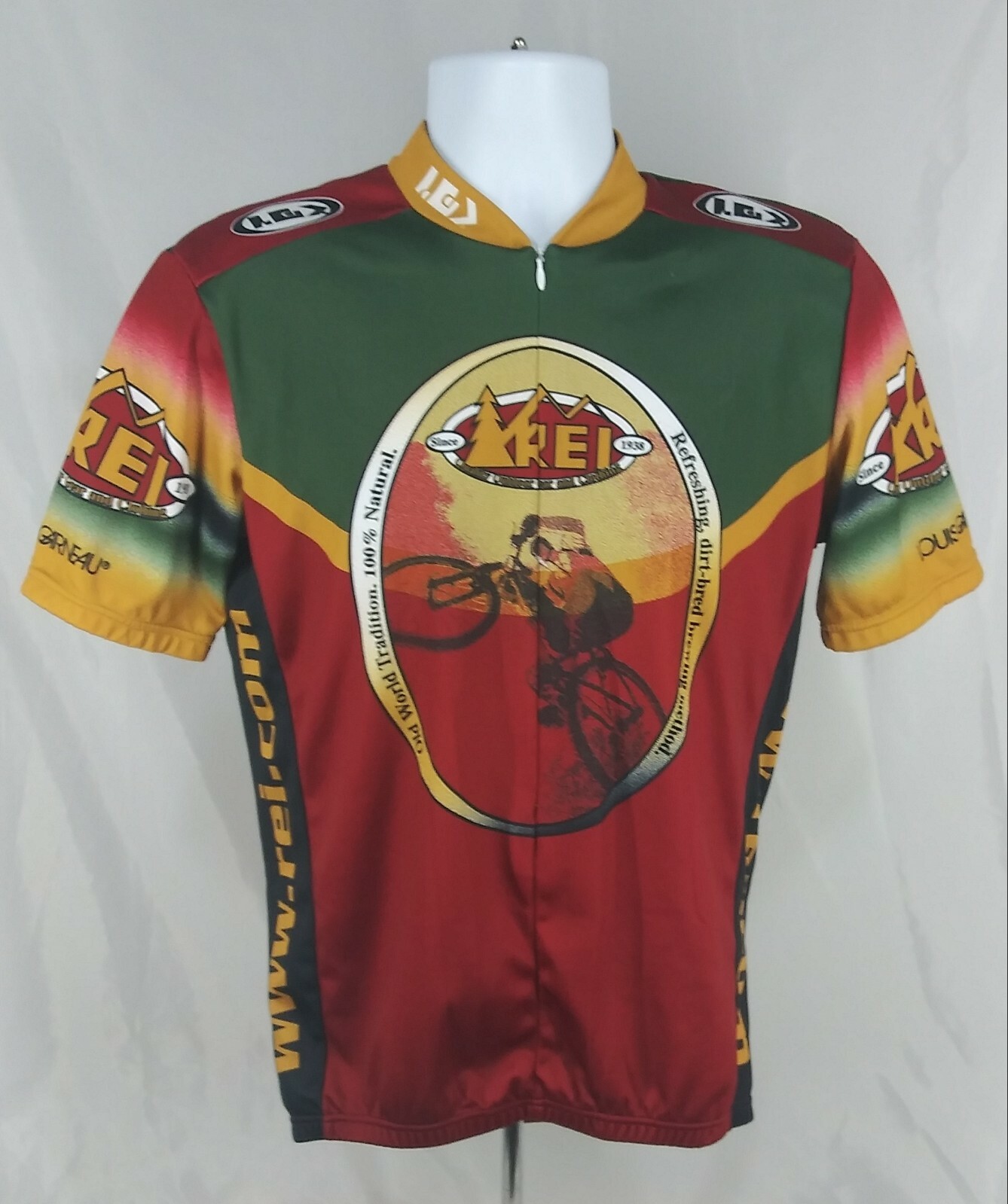 Louis Garneau REI Cycling Racing Jersey men’s Large