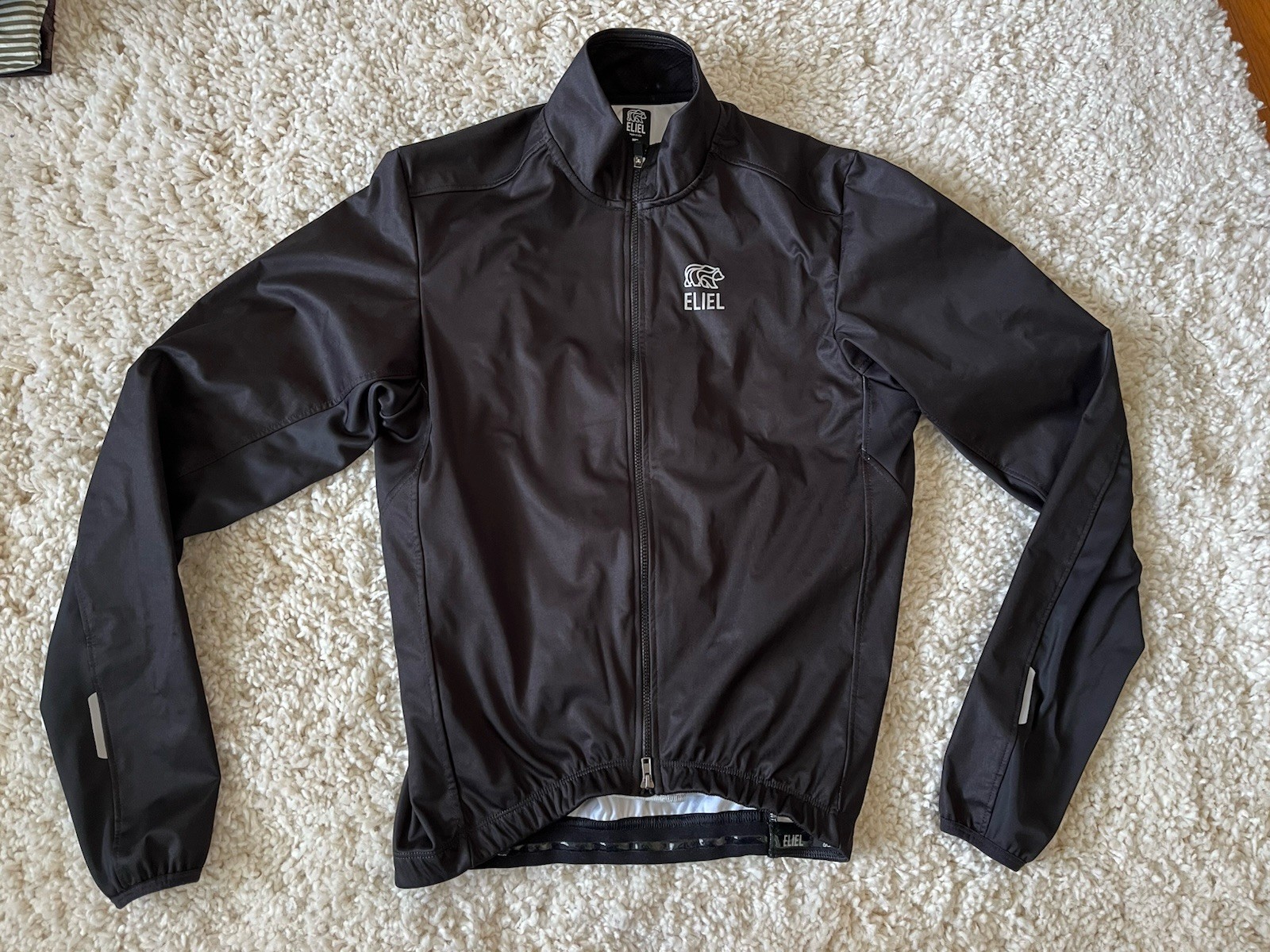 Eliel Men’s Cycling Jersey Sierra Thermal Jacket Small S Black Winter Cold