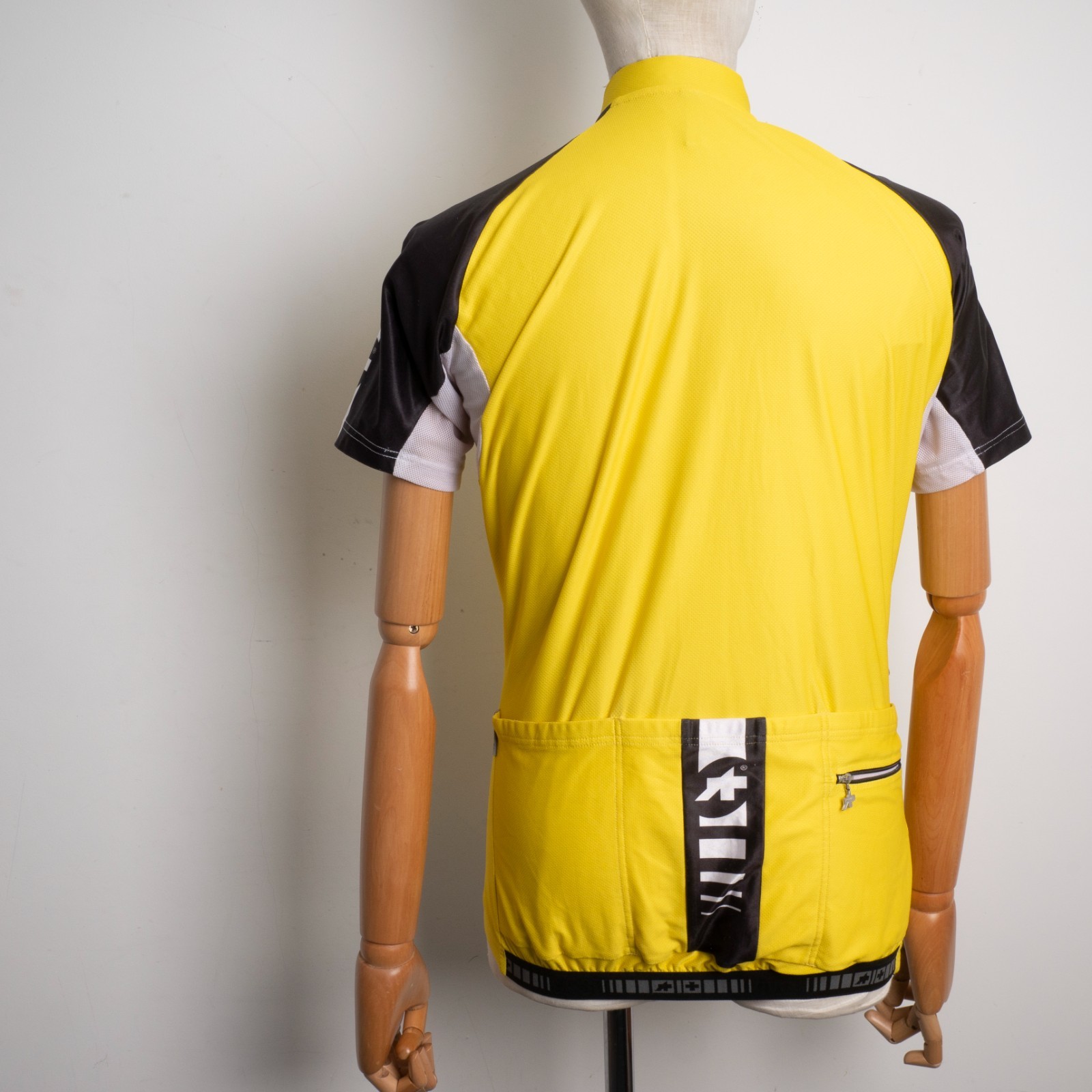 Assos Mens Switzerland S.Uno Cycling Full-Zip Jersey – Yellow, Size M/L