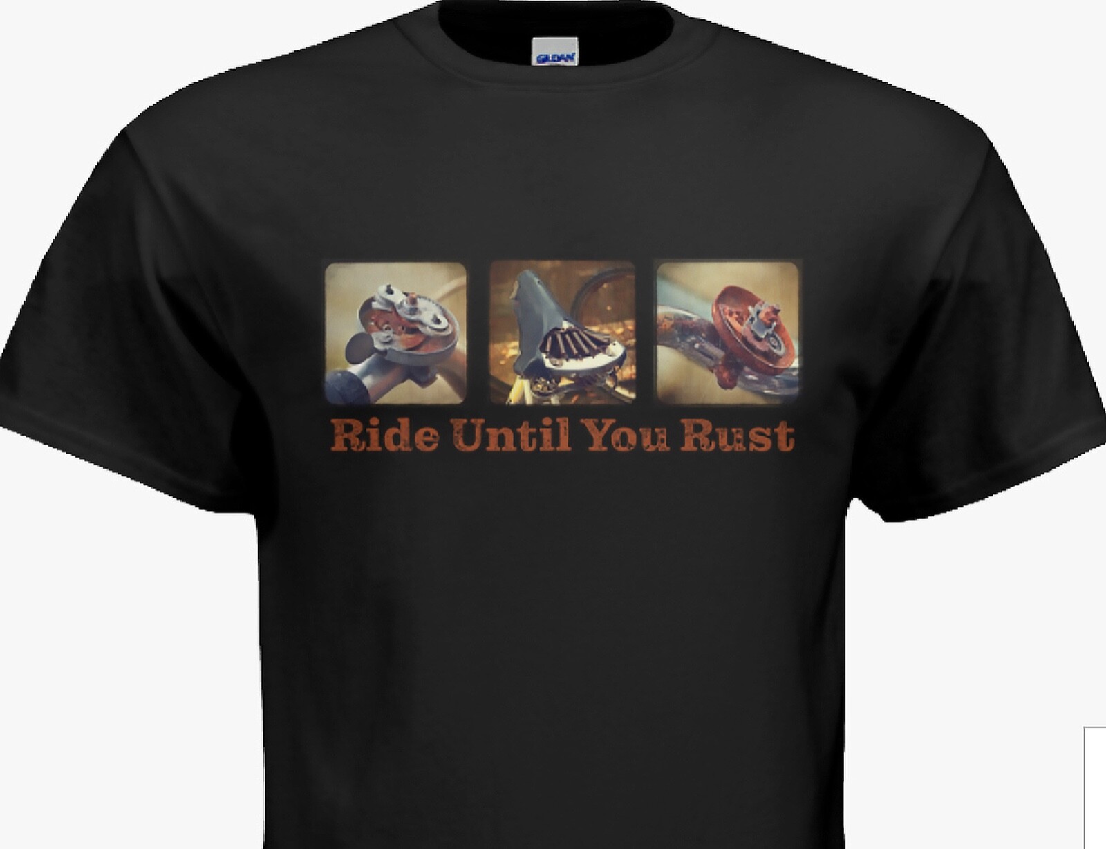 Ride Until You Rust Bicycle Bike Tee Shirt T Shirt