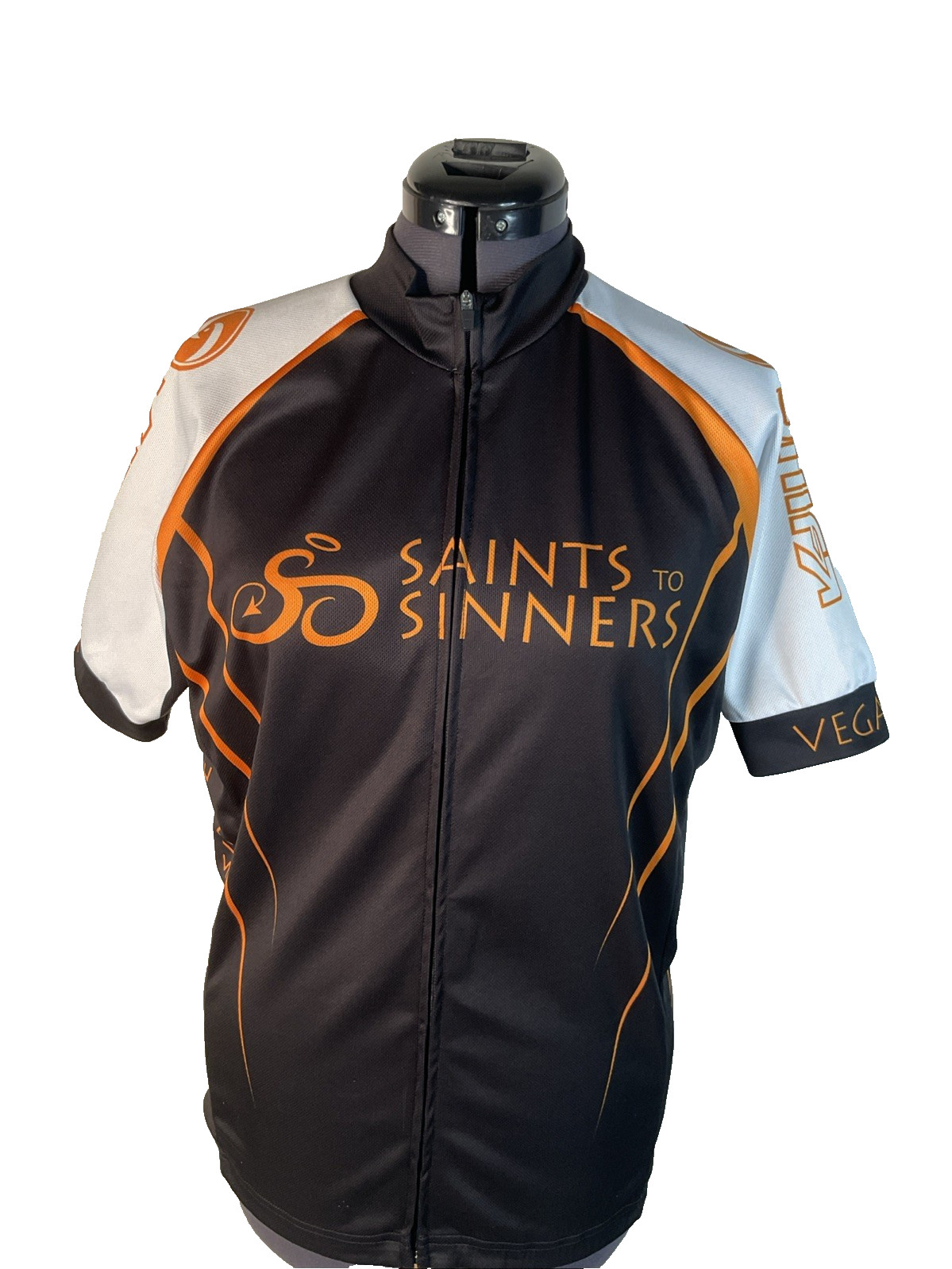 Cycling Bicycle Jersey size Large “Saints to Sinners” Salt Lake to Vegas