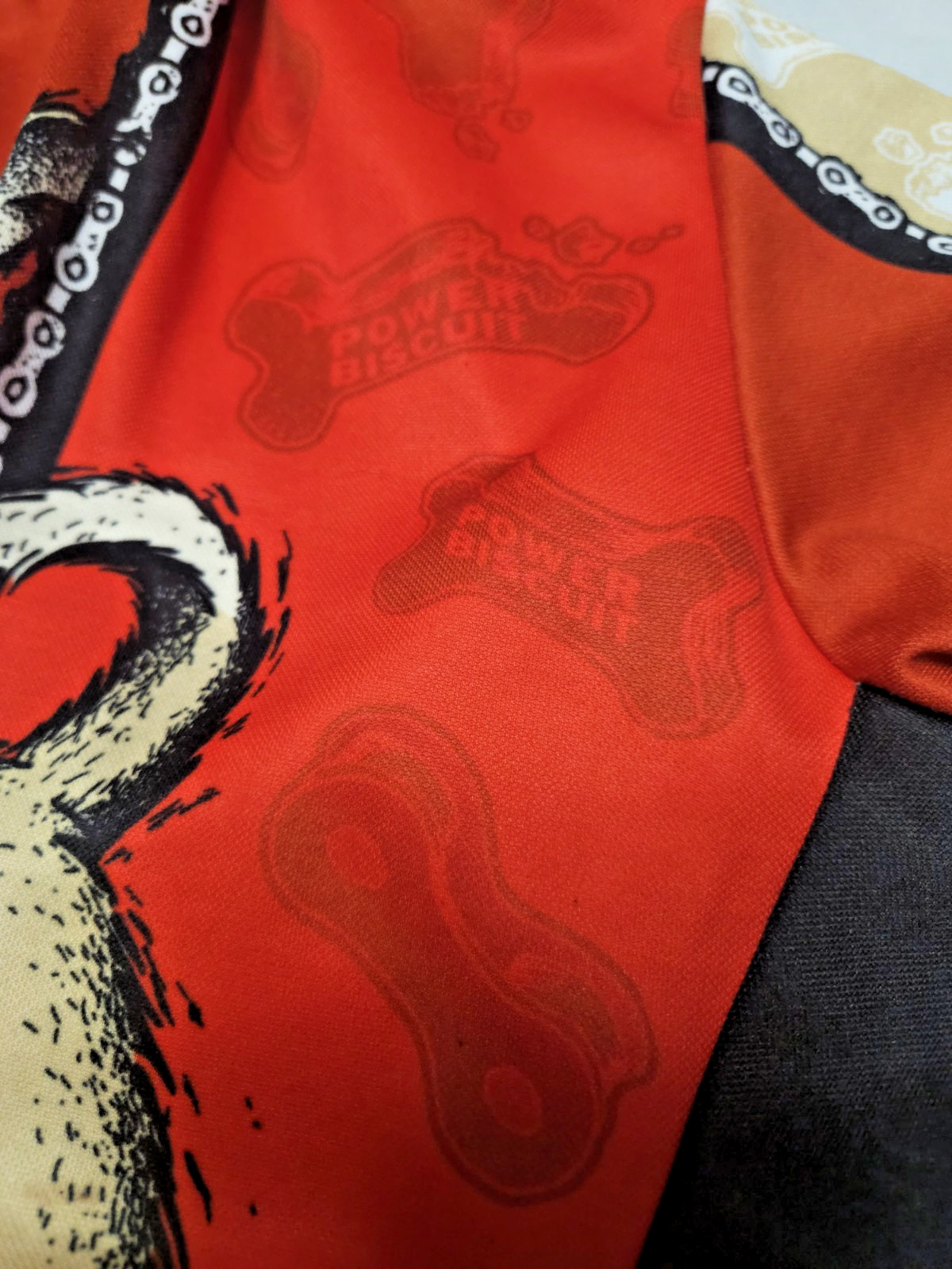 Vintage Primal Dog Red Cycling Jersey Size Medium Made in USA PLS RD DESCRIPTION