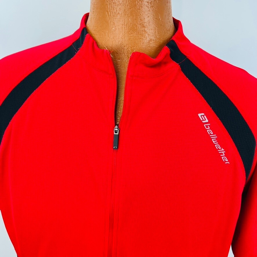 Bellweather Cadence XL Cycling Jersey Bicycle 3 Pocket Quarter Zip Bike Athletic