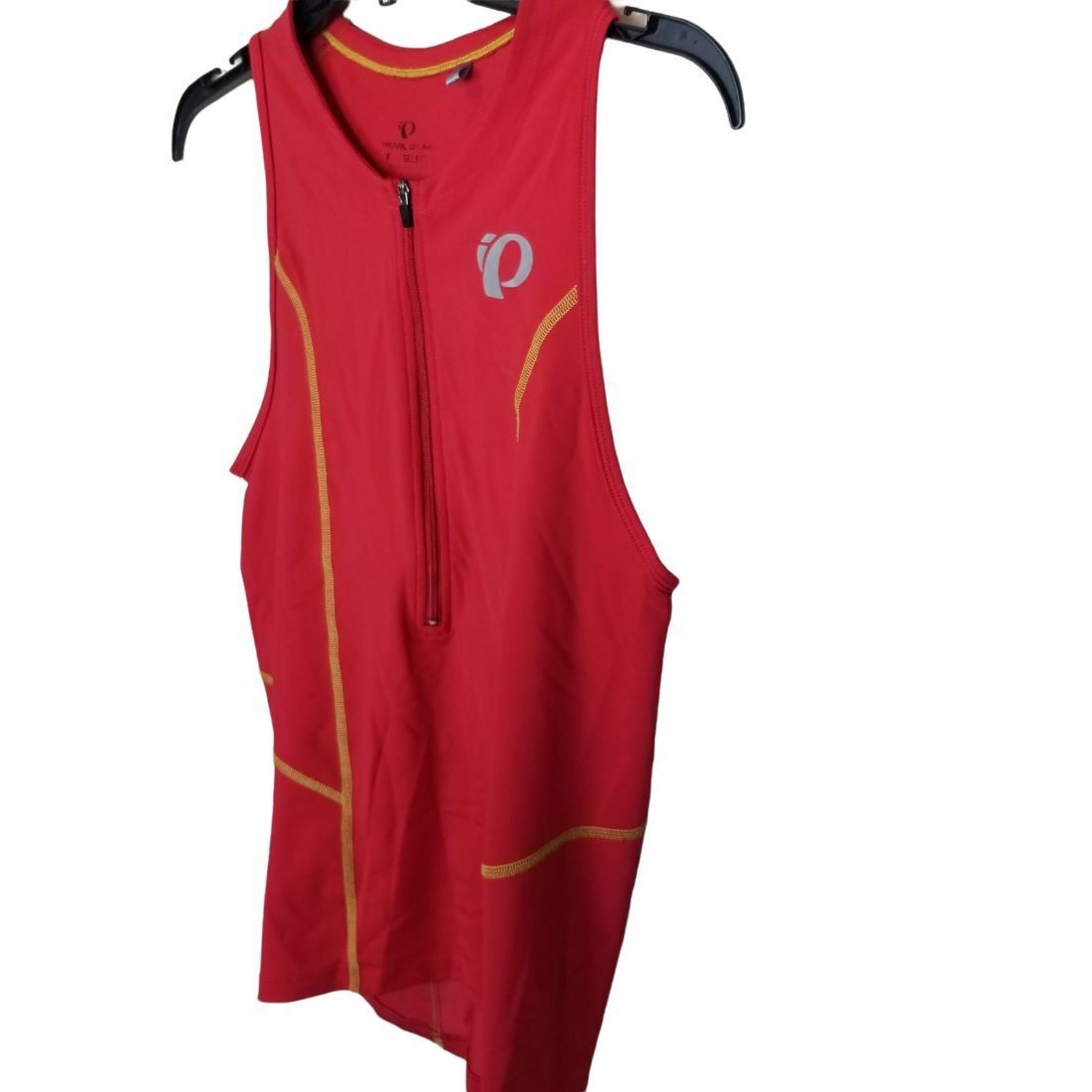 Pearl Izumi Mens Select Pursuit Tri Singlet Half Zip Athletic Shirt Sz M Stretch
