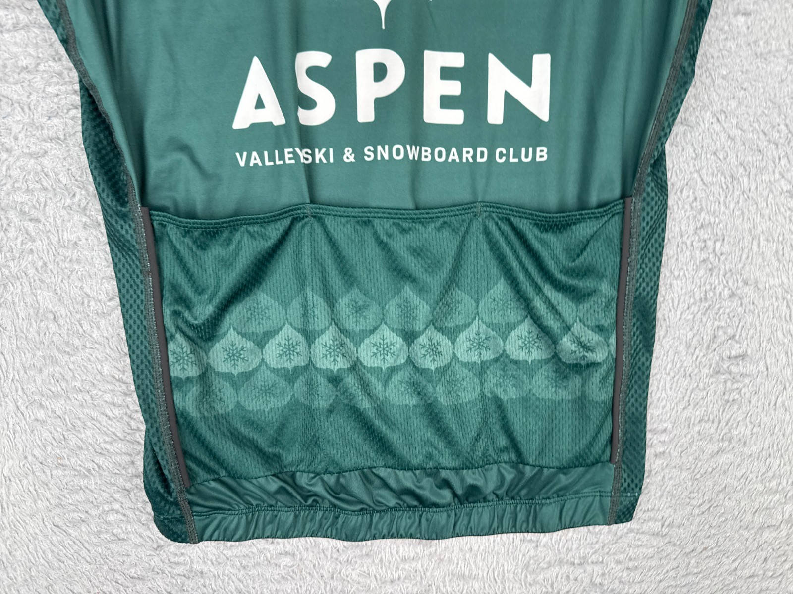 Hincapie Cycling Jersey Adult Small Green Aspen Valley Ski And Snowboard Club CO