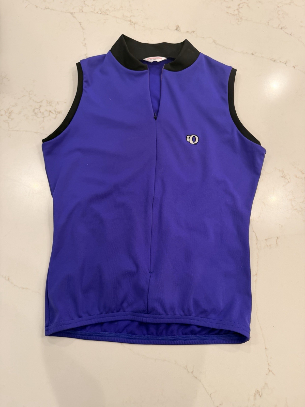 Pearl Izumi Cycling Jersey Vest Women’s Medium Purple 1/4 Zip Bike Shirt