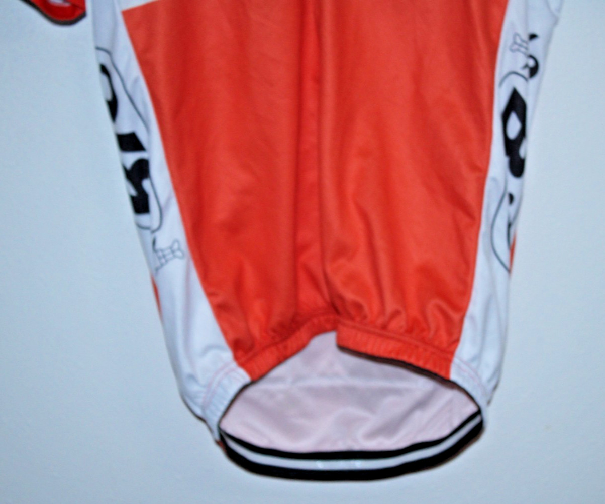 Bic Men’s Cycling Jersey Large Rear Pockets 42″ Chest 24/27″ T2B 26″ Waist Race~