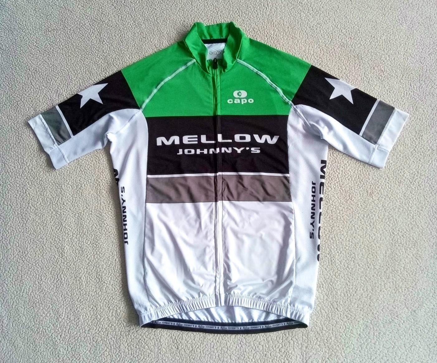 RARE Capo Mellow Johnny’s Bike Shop Cycling Jersey — Lance Armstrong — Size L