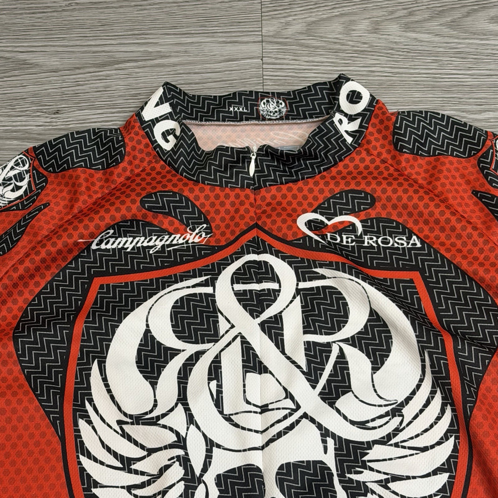 Rock & Republic Racing Cadillac Cycling Jersey Half Zip Size XXXL