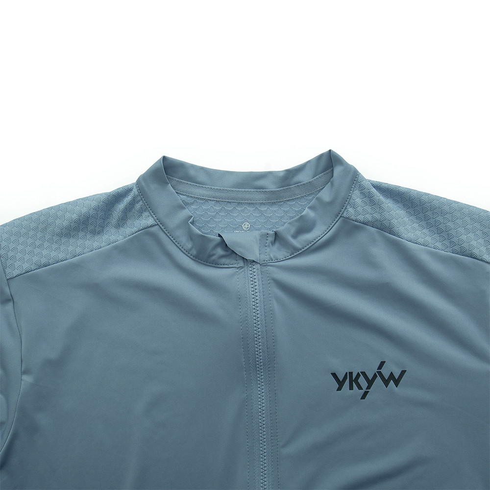 YKYWBIKE Men Cycling Jersey Long Sleeve Pro Road Bike Shirt Breathable Tops YKK
