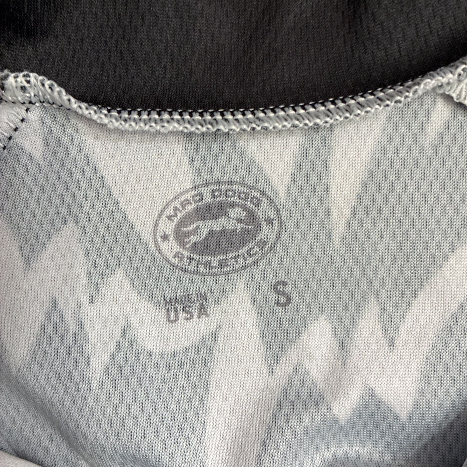 MADD Dogg Athletics Spinning Cycling Jersey Sz Small Black White Lion Graphic