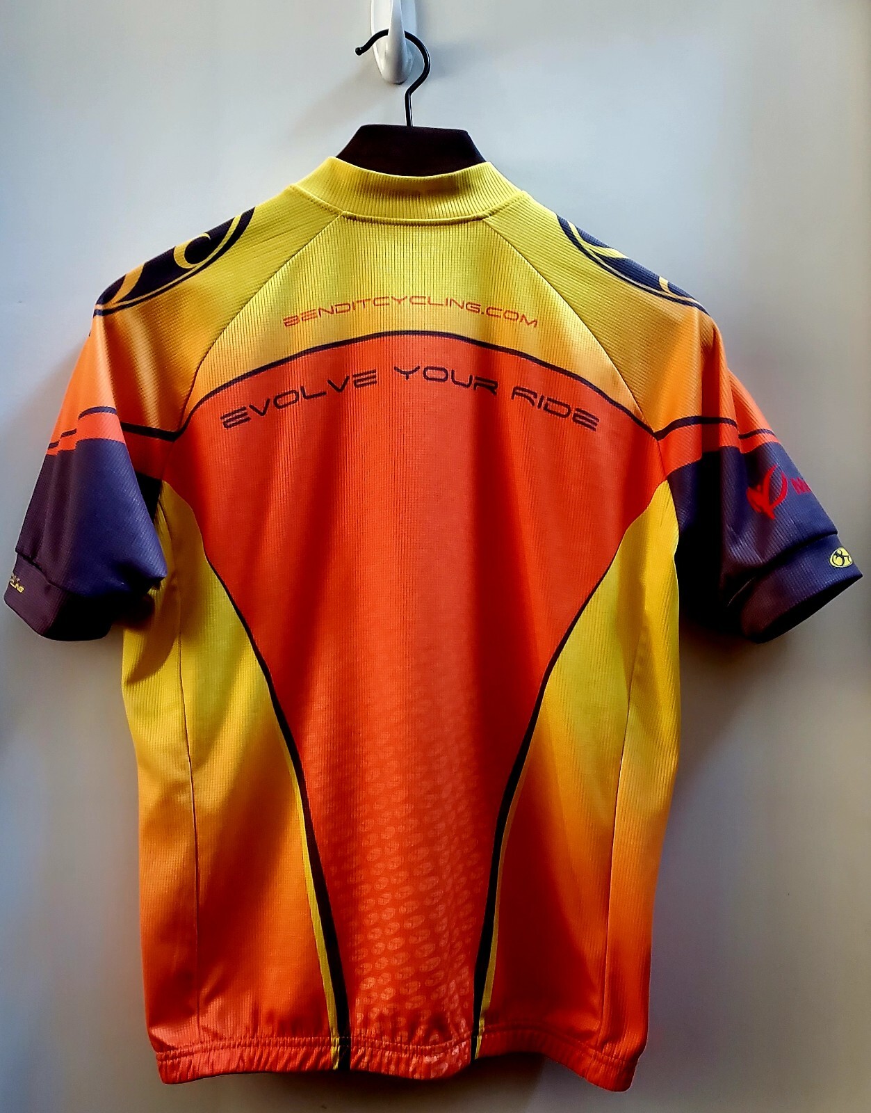 Bend It Cycling Jersey Bundle LG Club Cut (1) Org/Yel(1) Org/Yel/Grn Cycle Bike