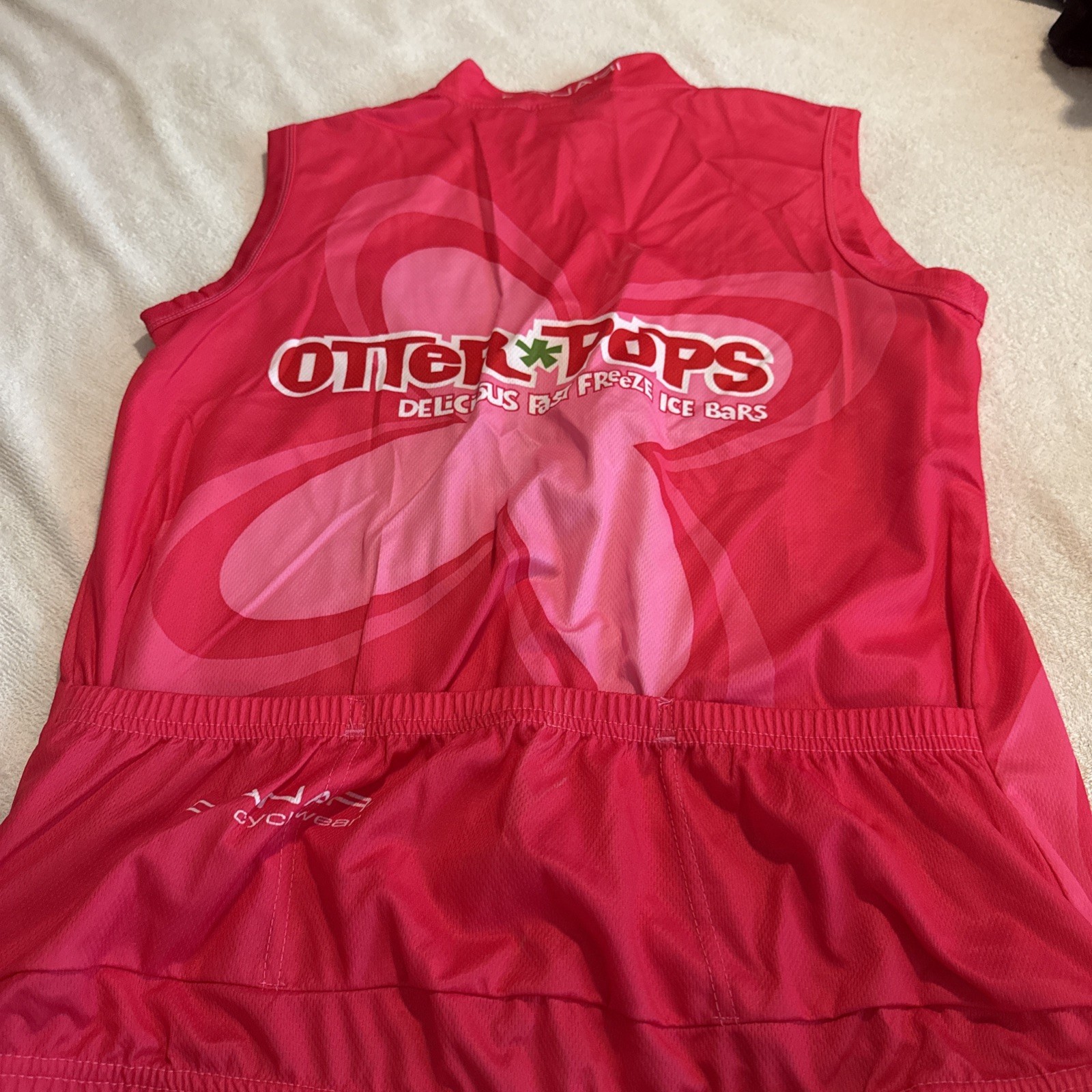cycling jersey womens large sleeveless