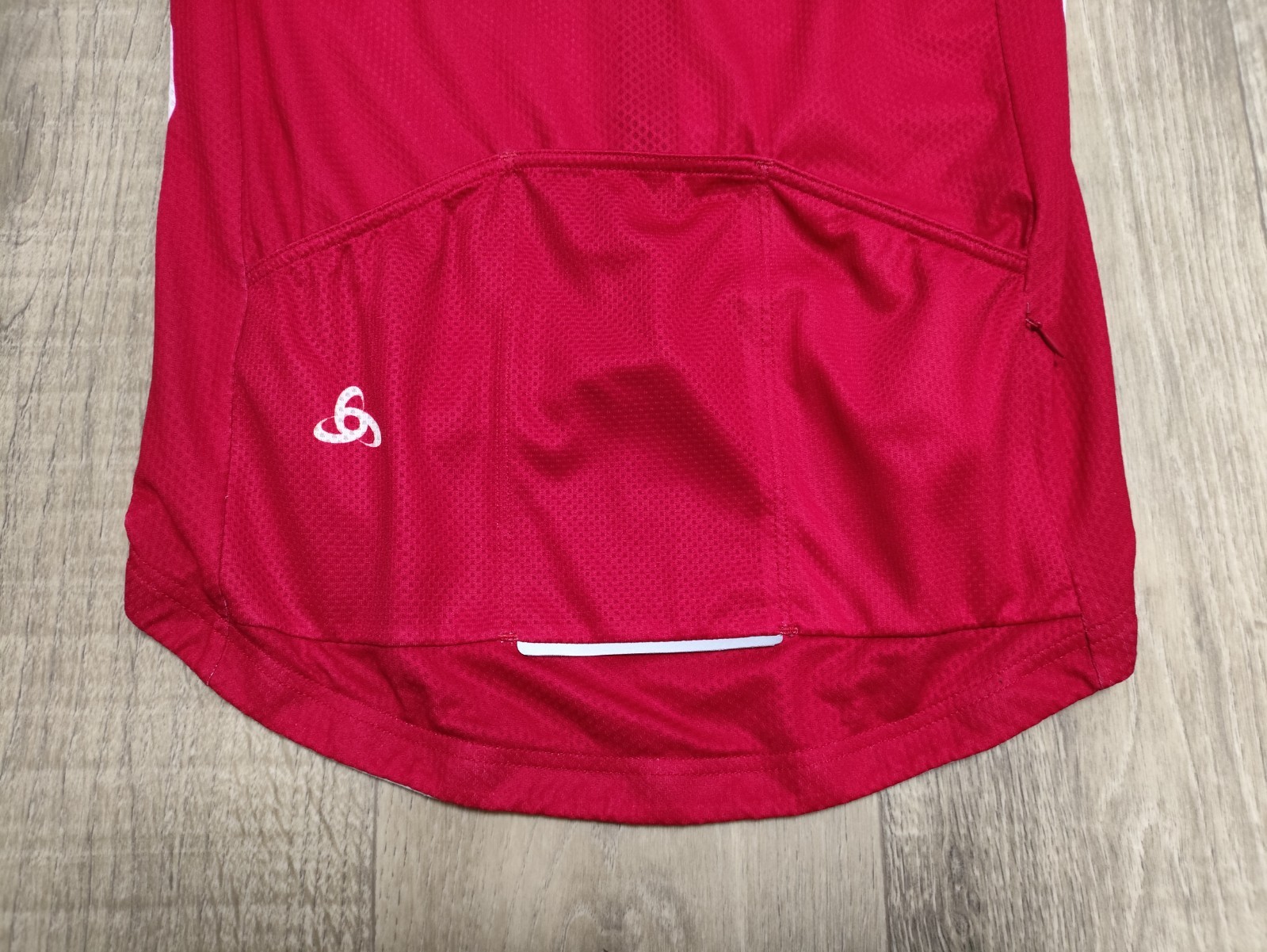 Odlo Mens Stand-Up Collar Short Sleeve Full Zip Kamikaze Cycling Jersey Size M