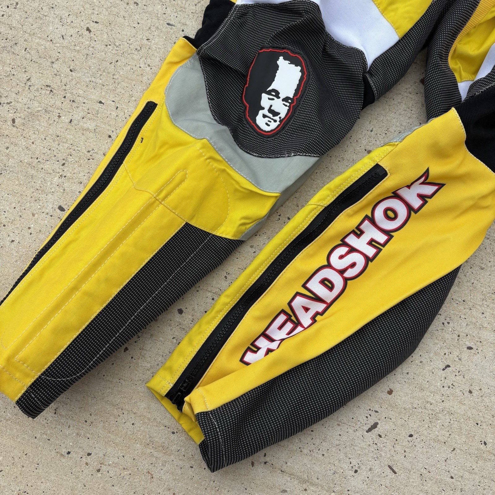 VTG NOS Cannondale HeadShok BMX Racing Pants 90s Volvo Team Yellow Size G1N