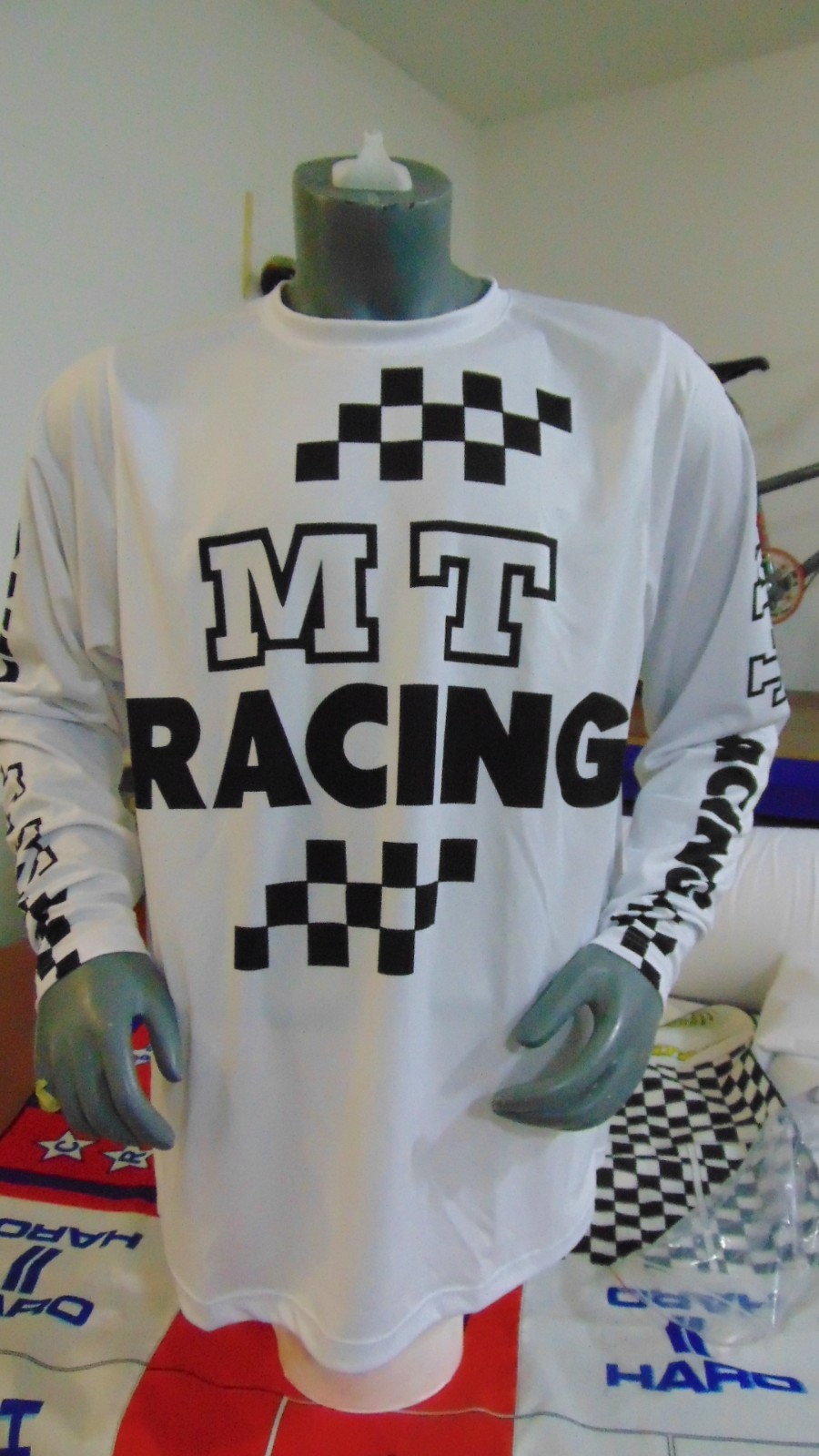 MT RACING OLD SCHOOL BIKE JERSEY CLASSIC BMX JERSEY RACE BIKE SHIRT BMX MT L