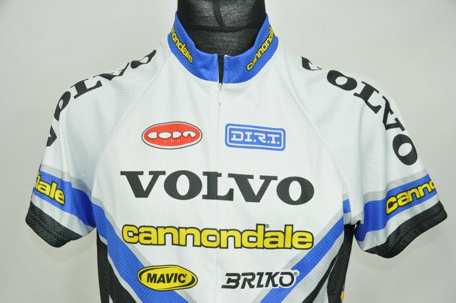 Cannondale Volvo Cycling Men’s Jersey Made in Usa size L