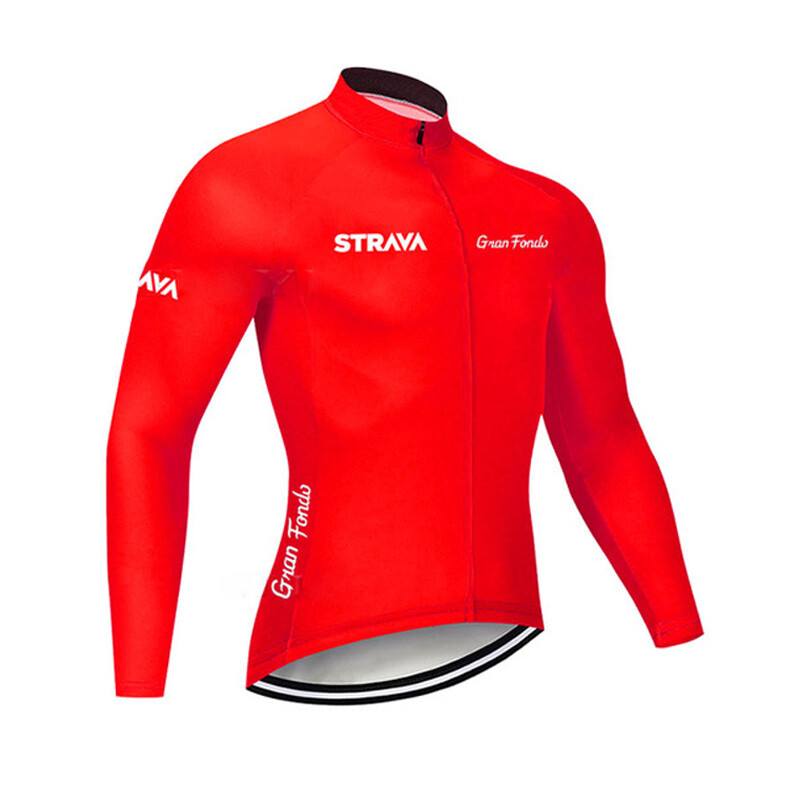 New Cycling Long Sleeve Jersey Men Team Bike Shirt Autumn Outdoor Sports Uniform