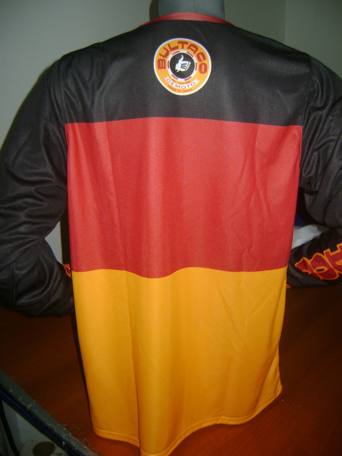 OLD SCHOOL MOTO JERSEY CLASSIC JERSEY BIKE SHIRT MOTOCROSS BULTACO VINTAGE XL